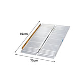 Mobility & Accessibility: Kartrite 3ft Aluminium Foldable Wheelchair Ramp R01