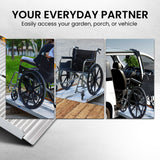 Mobility & Accessibility: Kartrite 3ft Aluminium Foldable Wheelchair Ramp R01