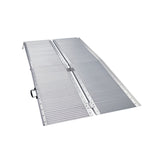 Automotive Loading Ramps: Kartrite 4ft Aluminium Foldable Wheelchair Ramp Non-Slip R02 Silver