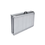 Automotive Loading Ramps: Kartrite 4ft Aluminium Foldable Wheelchair Ramp Non-Slip R02 Silver