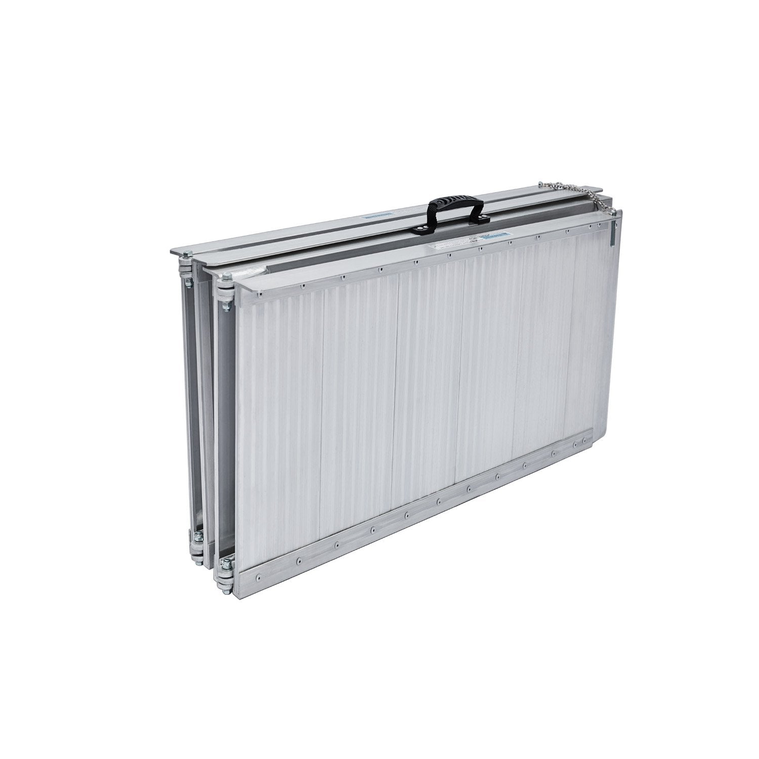 Automotive Loading Ramps: Kartrite 5ft Aluminium Foldable Wheelchair Ramp Non-Slip R02 Silver