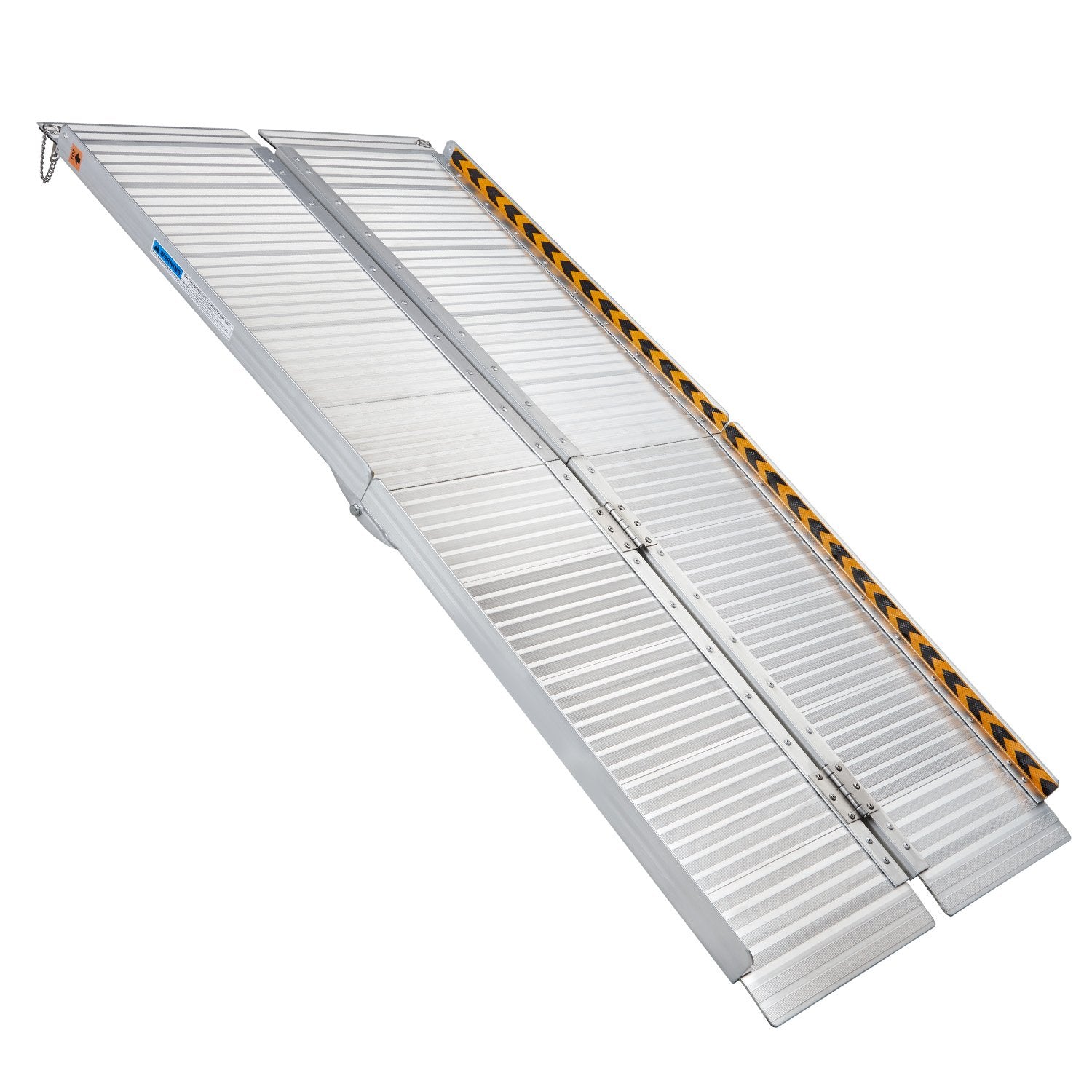 Mobility & Accessibility: Kartrite 6ft Aluminium Foldable Wheelchair Ramp Non-Slip R02 Silver