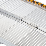 Mobility & Accessibility: Kartrite 6ft Aluminium Foldable Wheelchair Ramp Non-Slip R02 Silver