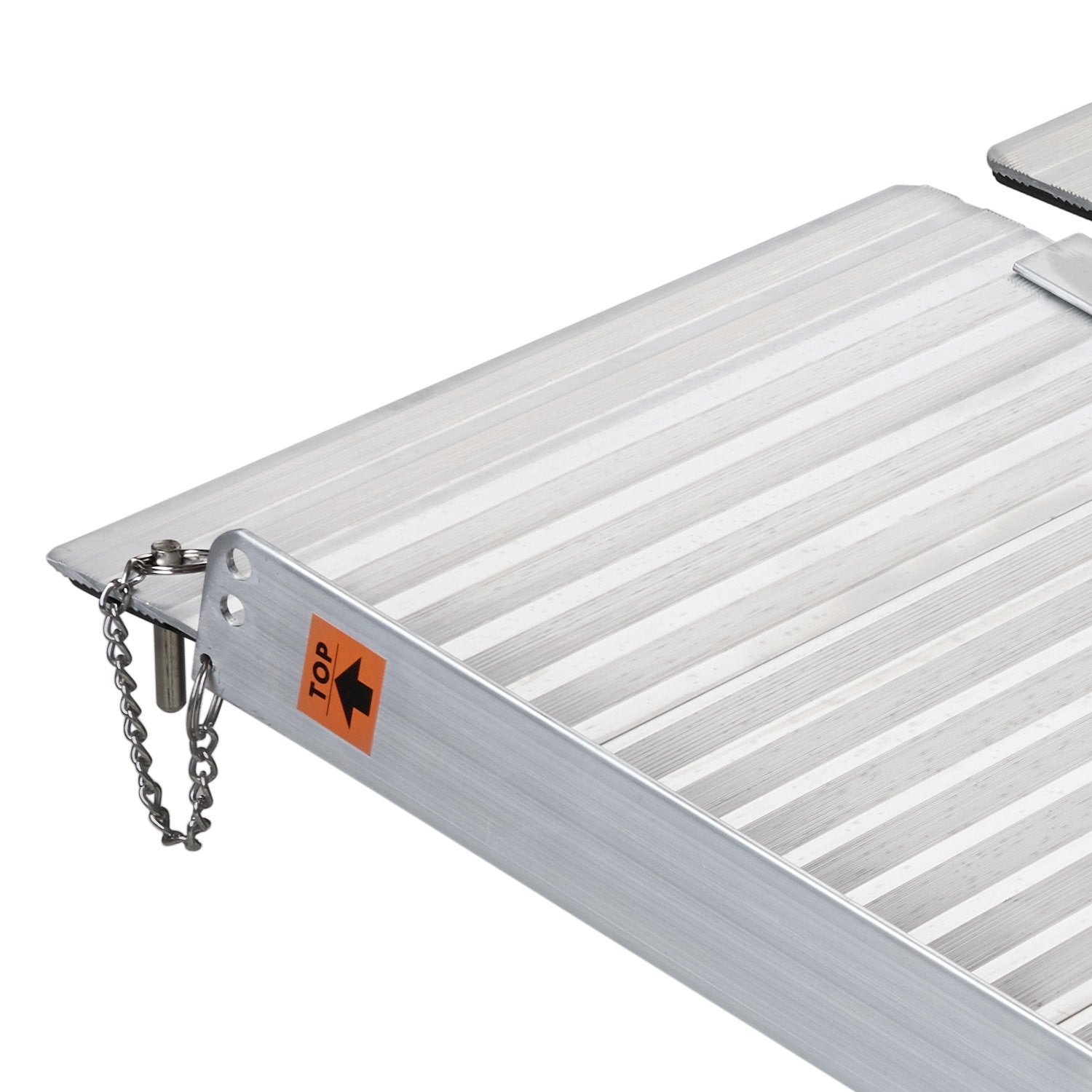 Mobility & Accessibility: Kartrite 6ft Aluminium Foldable Wheelchair Ramp Non-Slip R02 Silver