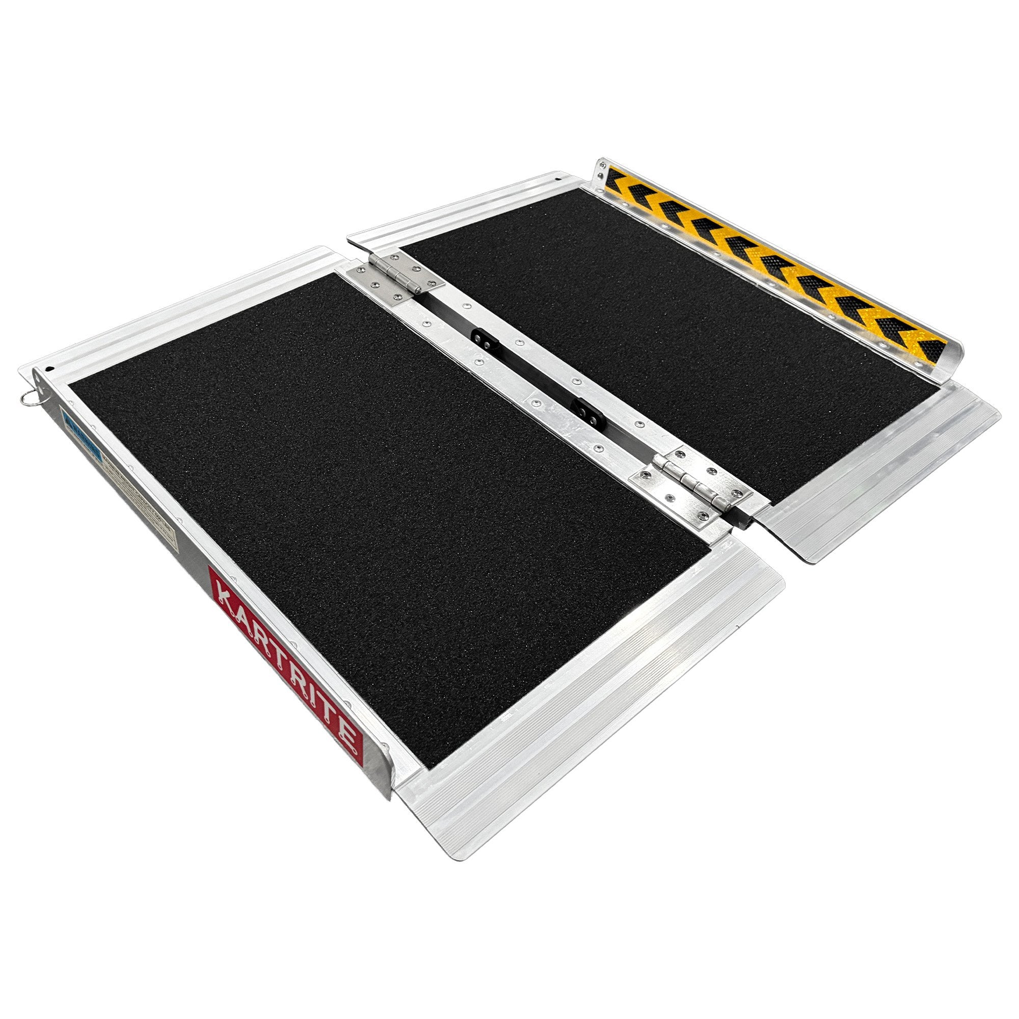 Mobility & Accessibility: Kartrite Aluminium Wheelchair Ramp 2FT Mobility Ramp with High Grip Surface Safety Side Rails Locking Pin & Carry Handle