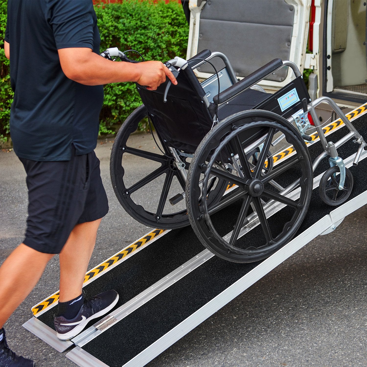 Automotive Loading Ramps: Kartrite Folding Aluminium Wheelchair Ramp 5FT Portable Mobility Access Ramp
