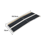 Automotive Loading Ramps: Kartrite Folding Aluminium Wheelchair Ramp 5FT Portable Mobility Access Ramp