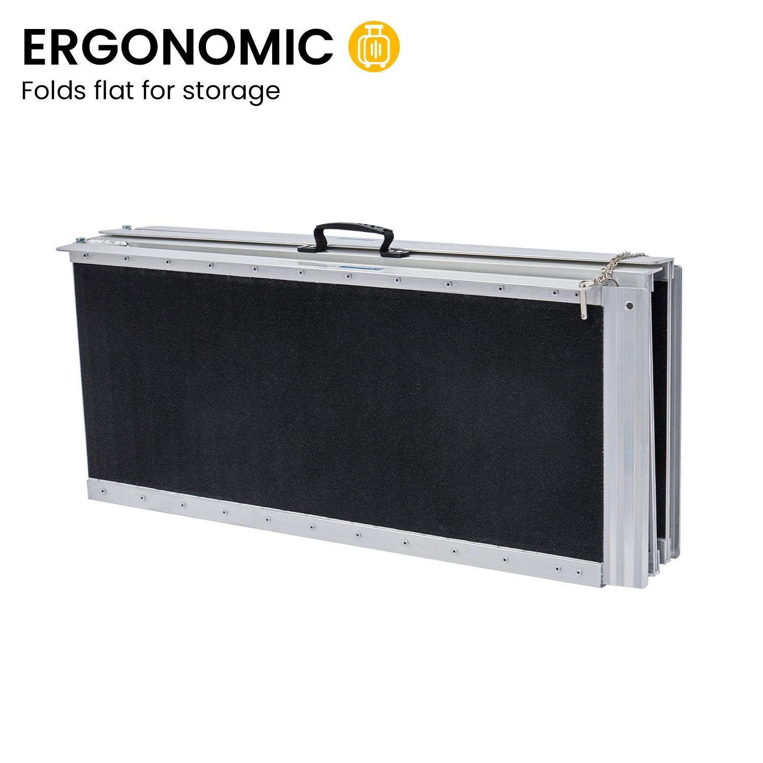Automotive Loading Ramps: Kartrite Folding Aluminium Wheelchair Ramp 5FT Portable Mobility Access Ramp
