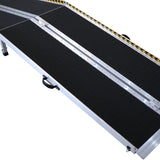 Dog Steps & Ramps: Kartrite Folding Aluminium Wheelchair Ramp 8FT Portable Mobility Access Ramp