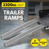 Automotive Loading Ramps: Kartrite 2x Heavy Duty Aluminium Loading Ramps - 2m