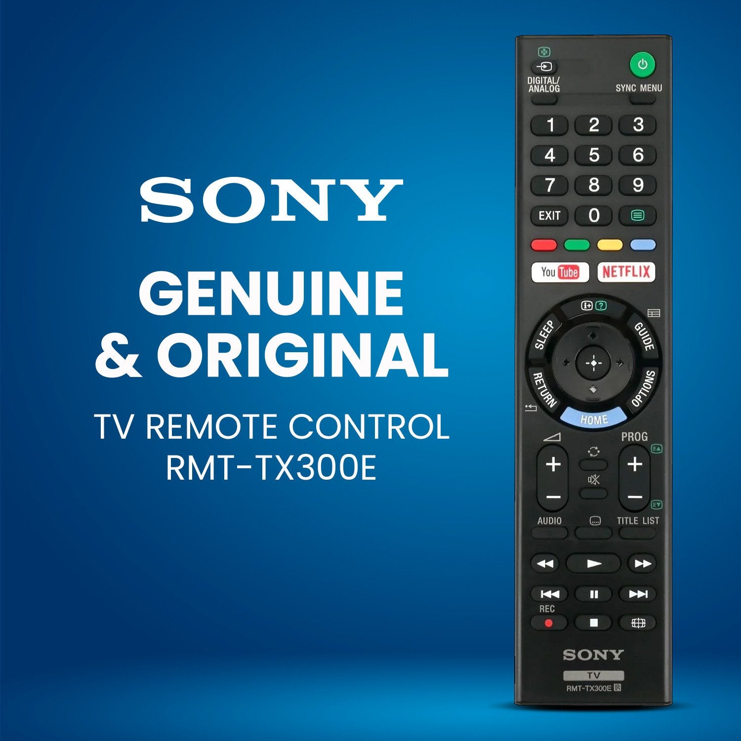 TVs & Accessories: Sony Tv Remote Control - Rmt-tx300e