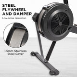 Exercise Bikes: Powertrain Air Rowing Machine Resistance Rower for Home Gym Cardio