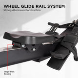 Exercise Bikes: Powertrain Air Rowing Machine Resistance Rower for Home Gym Cardio