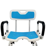 Table & Bar Stools: Orthonica Height Adjustable Aluminium Shower Chair With Adjustable Armrests