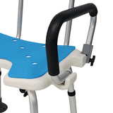 Table & Bar Stools: Orthonica Height Adjustable Aluminium Shower Chair With Adjustable Armrests
