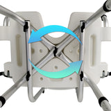 Table & Bar Stools: Orthonica Height Adjustable Aluminium Shower Chair With Adjustable Armrests