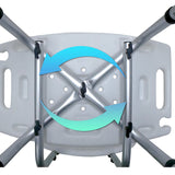 Shower Heads & Screens: Orthonica Height Adjustable Aluminium Shower Chair With Shower Head Holder