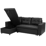 Arm Chairs & Recliners: Sarantino Corner Sofa Linen Lounge Couch L-shaped Modular Furniture Home Chaise Grey