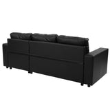 Arm Chairs & Recliners: Sarantino Corner Sofa Linen Lounge Couch L-shaped Modular Furniture Home Chaise Grey