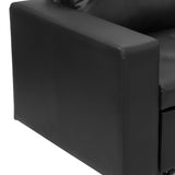 Arm Chairs & Recliners: Sarantino Corner Sofa Linen Lounge Couch L-shaped Modular Furniture Home Chaise Grey