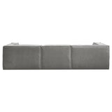 Sofas & Sofa Beds: Sarantino Novi 3-Seater Modular Sofa with Ottoman in Grey Non-Slip Bottom Lounge