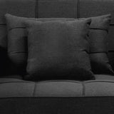 Arm Chairs & Recliners: Sarantino Suri 3-in-1 Convertible Lounge Chair Bed - Black