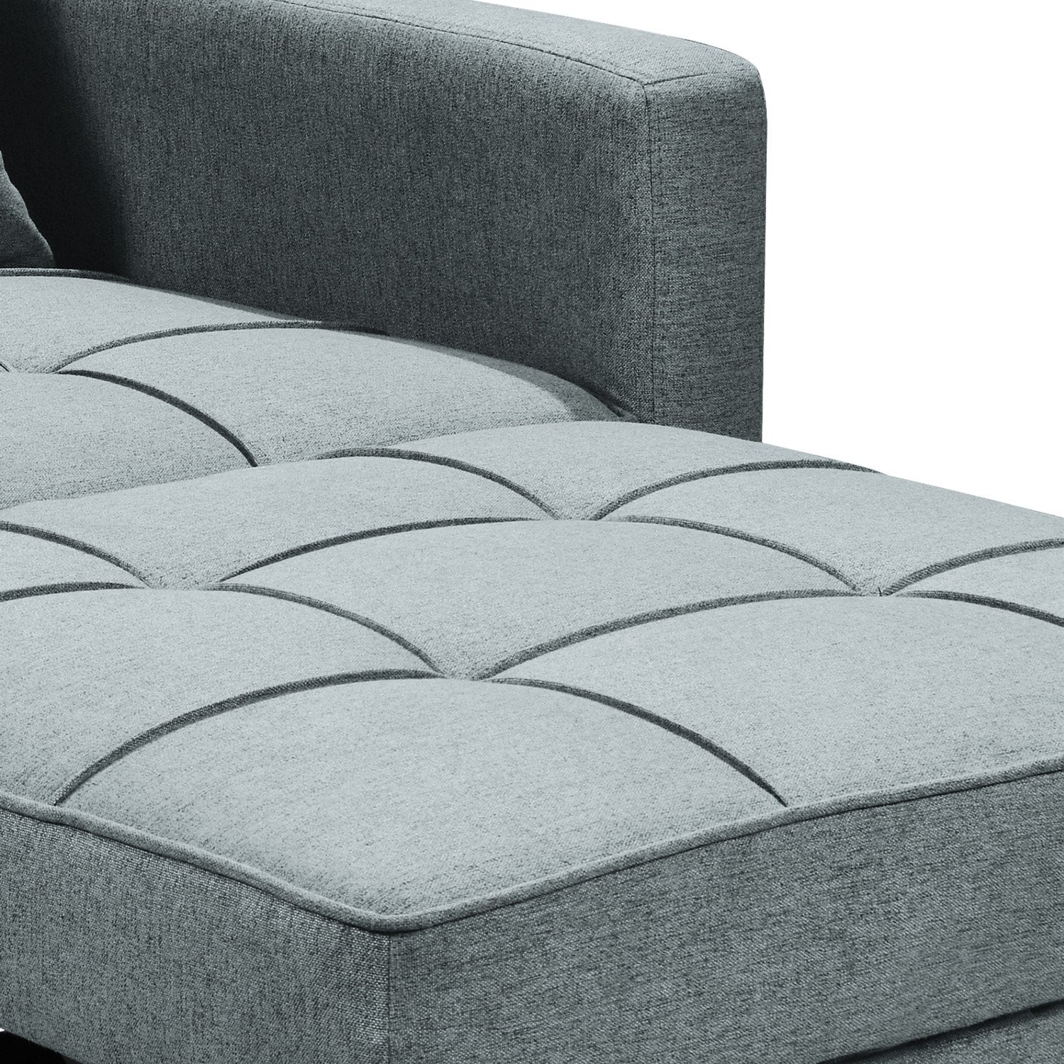 Arm Chairs & Recliners: Sarantino Suri 3-in-1 Convertible Sofa Chair Bed -  Airforce Blue