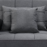 Arm Chairs & Recliners: Sarantino Suri 3-in-1 Convertible Lounge Chair Bed - Dark Grey