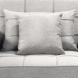 Arm Chairs & Recliners: Sarantino Suri 3-in-1 Convertible Sofa Chair Bed Lounger - Light Grey