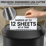 Sci-Fi DVDs & Blu-rays: Centurion 25L 12-Sheet Paper Shredder Electric Cross-Cut Home & Office Cutter