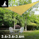 Boating Accessories: Wallaroo Triangular sail: 3.6 x 3.6 x 3.6m - Sand