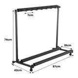 Guitars: Karrera Steel Multi Guitar Stand for 7 Guitars