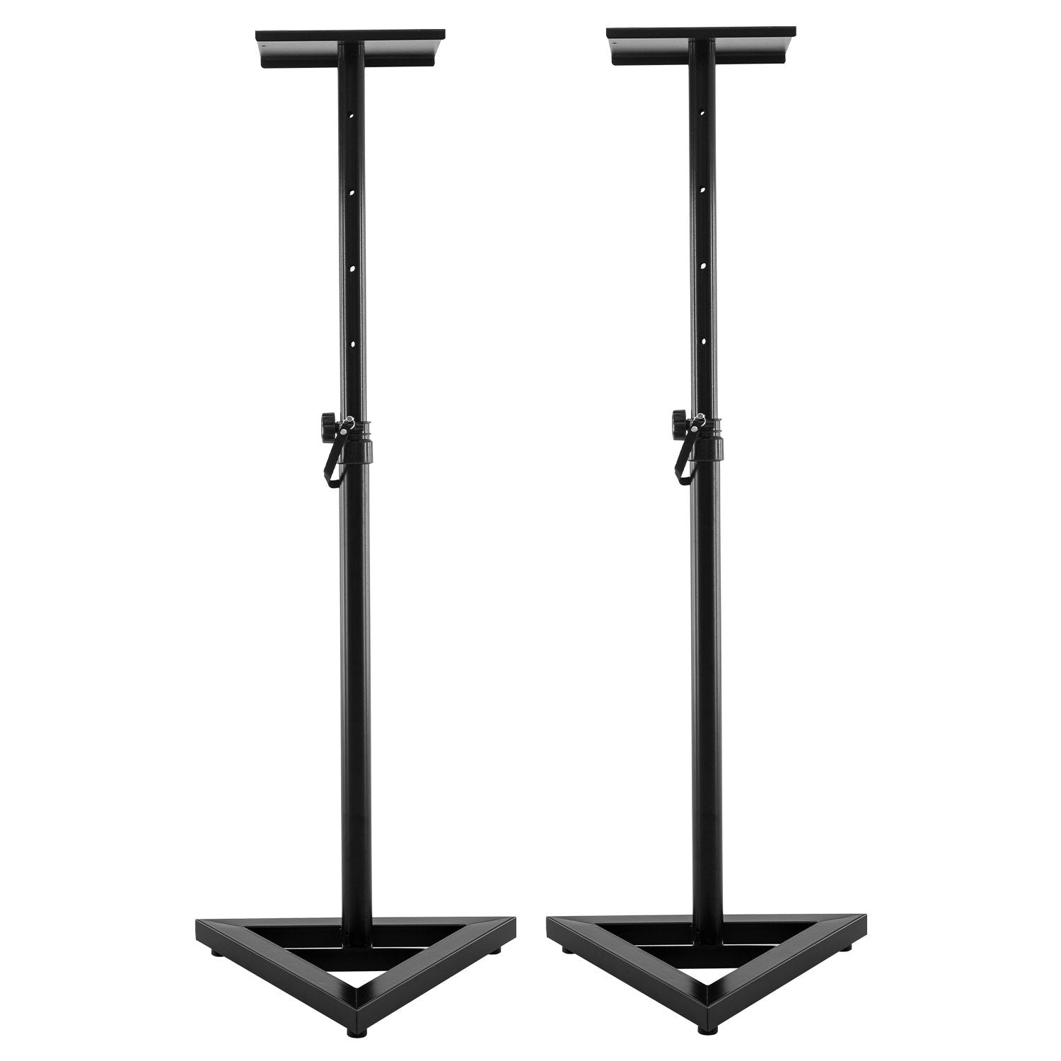 Audio Players & Recorders: Karrera Adjustable Floor Speaker Stand Surround Sound - Black