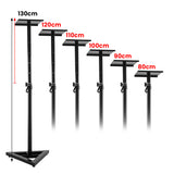 Audio Players & Recorders: Karrera Adjustable Floor Speaker Stand Surround Sound - Black