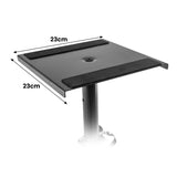 Audio Players & Recorders: Karrera Adjustable Floor Speaker Stand Surround Sound - Black