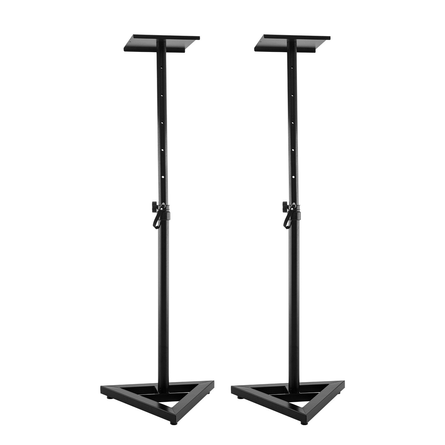 Audio Players & Recorders: Karrera Adjustable Floor Speaker Stand Surround Sound - Black