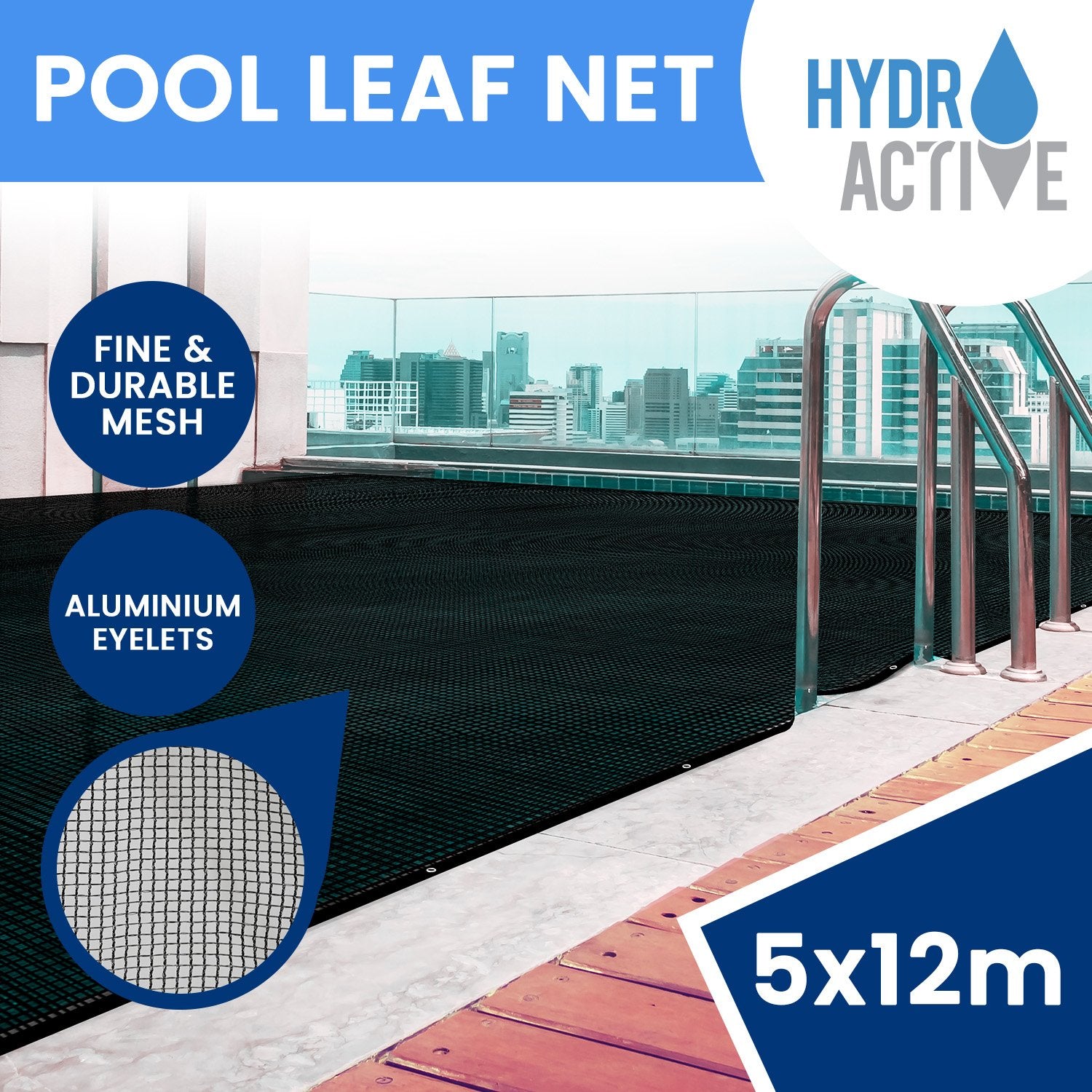 Swimming Pools: HydroActive Swimming Pool Net  5 x 12m