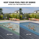 Artificial Hanging Plants: HydroActive UV-Resistant Swimming Pool Leaf Net Cover   6 x 11m