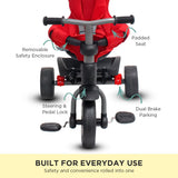 Outdoor Play Equipment: Veebee Explorer 3-stage Kids Trike With Canopy - Red