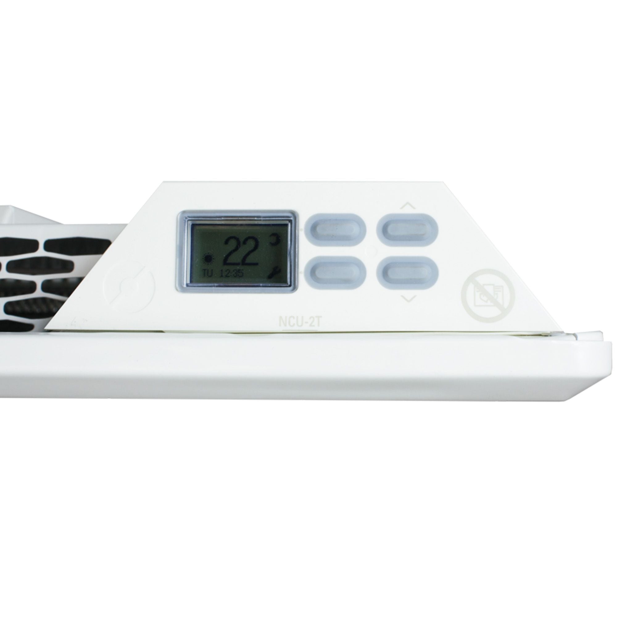 Nobo 2000W T2-NTL4T20 Electric Panel Heater with Timer Tilt Switch Silent Operation & Allergy-Free - Refurbished