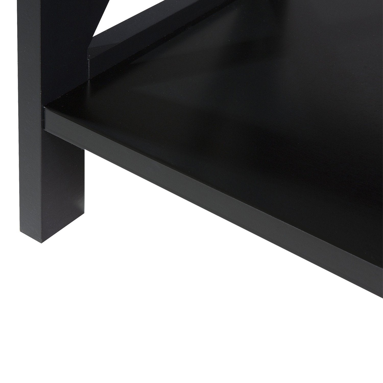 Bookcases & Shelves: Sarantino Daphne 5-tier Cross Panel Bookshelf
