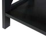 Bookcases & Shelves: Sarantino Daphne 5-tier Cross Panel Bookshelf