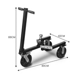 Caravan Accessories: Kartrite Trailer Dolly Adjustable 2in Hitch Ball 1500kg Tongue Weight Capacity w/8in Swivel Wheels Steel Trailer Mover
