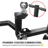 Caravan Accessories: Kartrite Trailer Dolly Adjustable 2in Hitch Ball 1500kg Tongue Weight Capacity w/8in Swivel Wheels Steel Trailer Mover
