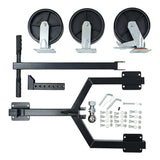 Caravan Accessories: Kartrite Trailer Dolly Adjustable 2in Hitch Ball 1500kg Tongue Weight Capacity w/8in Swivel Wheels Steel Trailer Mover
