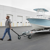 Caravan Accessories: Kartrite Trailer Dolly Adjustable 2in Hitch Ball 1500kg Tongue Weight Capacity w/8in Swivel Wheels Steel Trailer Mover