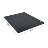 Blankets & Throws: Laura Hill Heated Electric Blanket Throw Rug Coral Warm Fleece Grey
