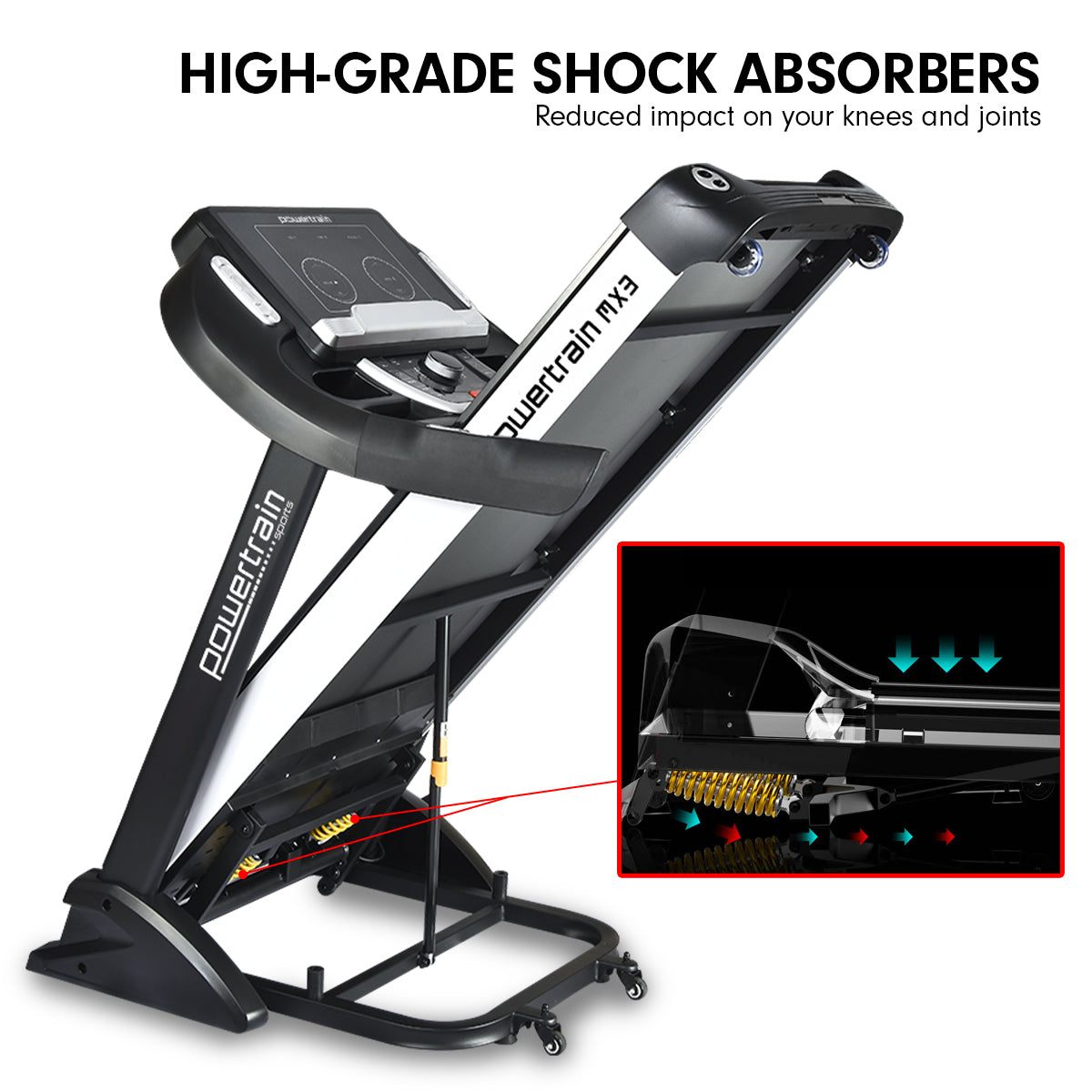 Exercise Bikes: Powertrain MX3 Treadmill Performance Home Gym Cardio Machine