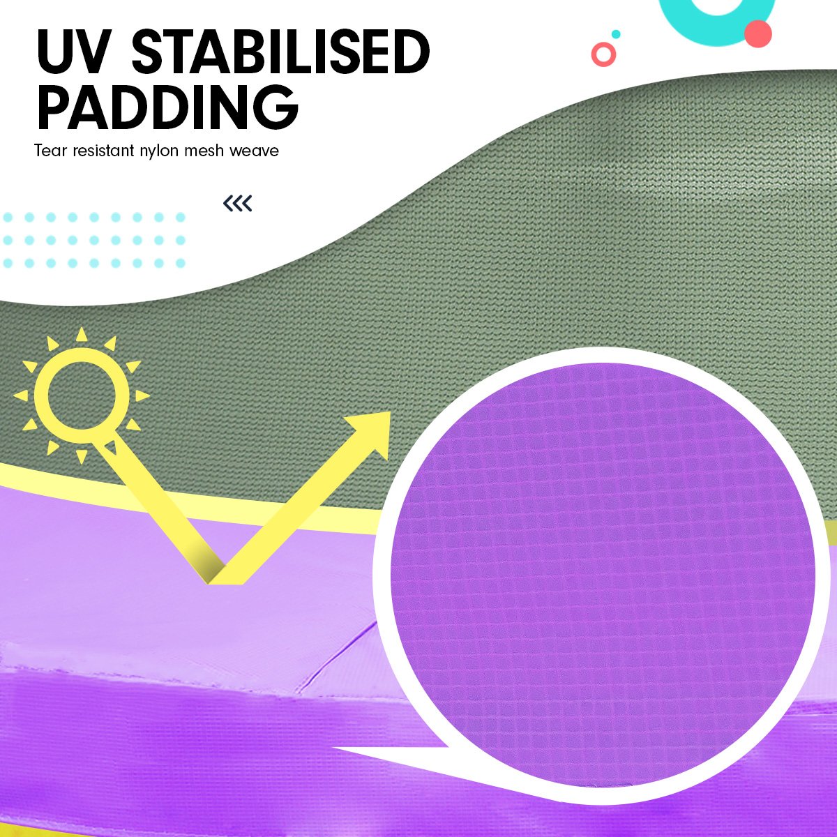 Trampolines & Accessories: Kahuna 4.5ft Trampoline Round Free Safety Net Spring Pad Cover Mat Outdoor Blue Purple