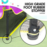 Trampolines & Accessories: Kahuna 4.5ft Trampoline Round Free Safety Net Spring Pad Cover Mat Outdoor Blue Purple